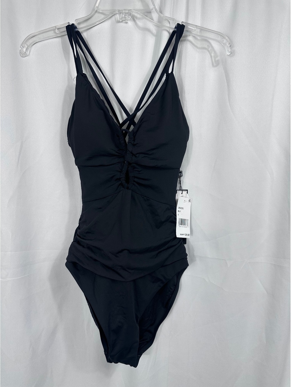 La Blanca Black Underwire One Piece Swimsuit Size 8